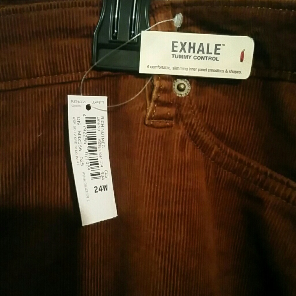 Lands' End Brown Boot Cut Pants - Picture 3 of 8